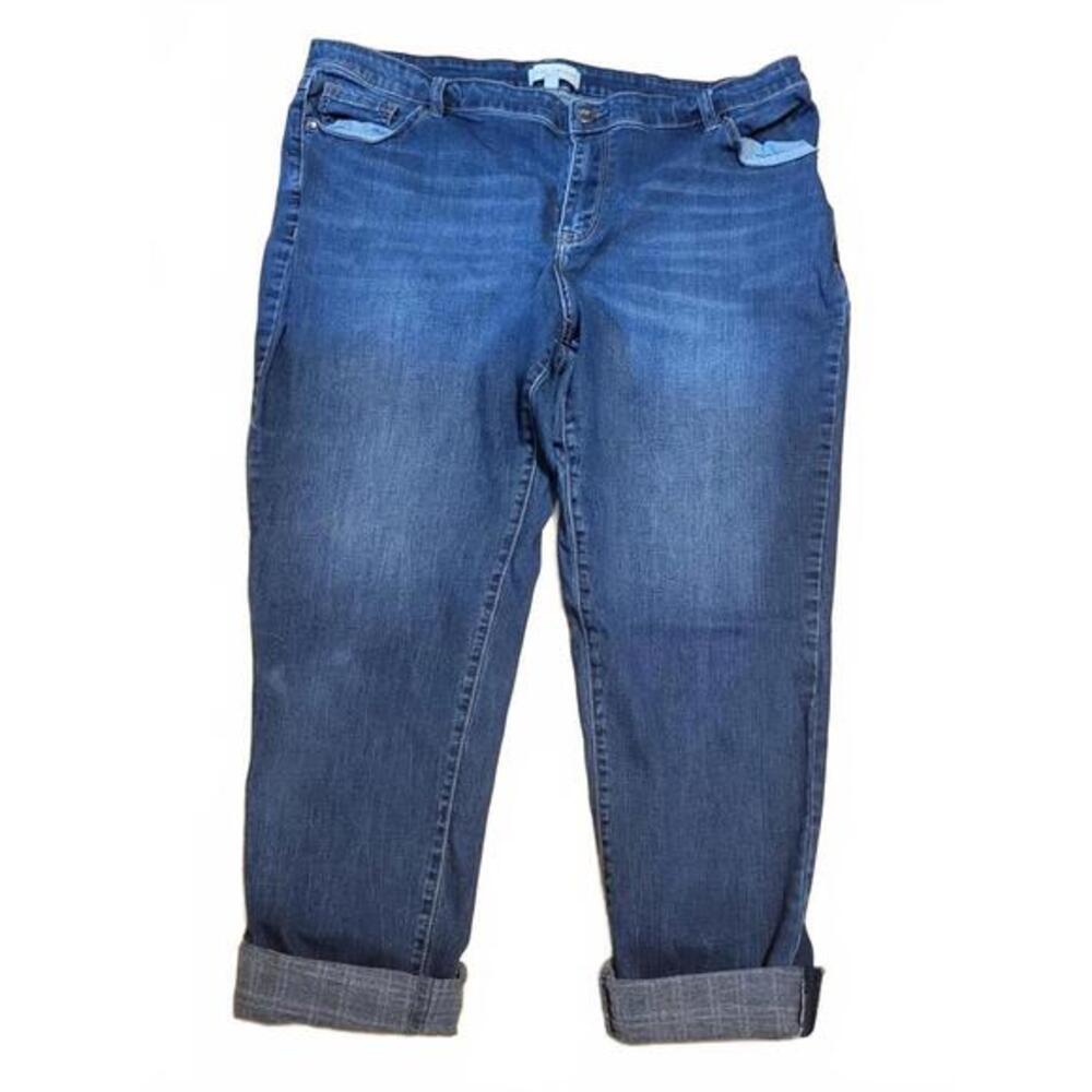 Lane Bryant‎ Medium Wash Flex Magic Boyfriend Size 18